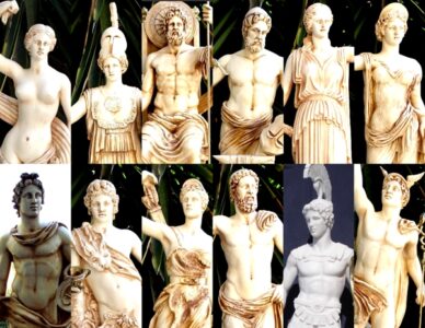 12 Olympian Gods Hellenic Art