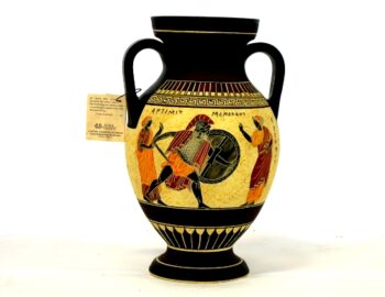Red figured Athenian Amphora