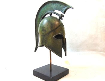 Spartan Helmet with snake crest