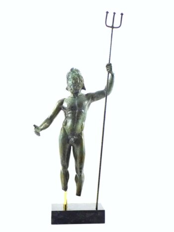 Poseidon bronze statue