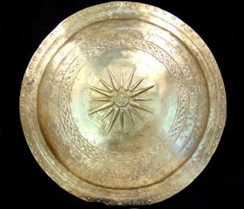 Life Size Macedonian shield- gold bronze