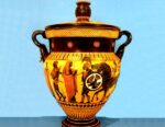 Black figured Chalkidian krater