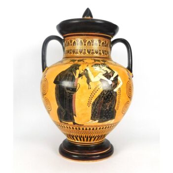 Black figured Attic Amphora