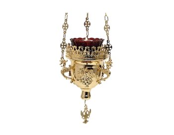 Byzantine Oil lamp with grape vine