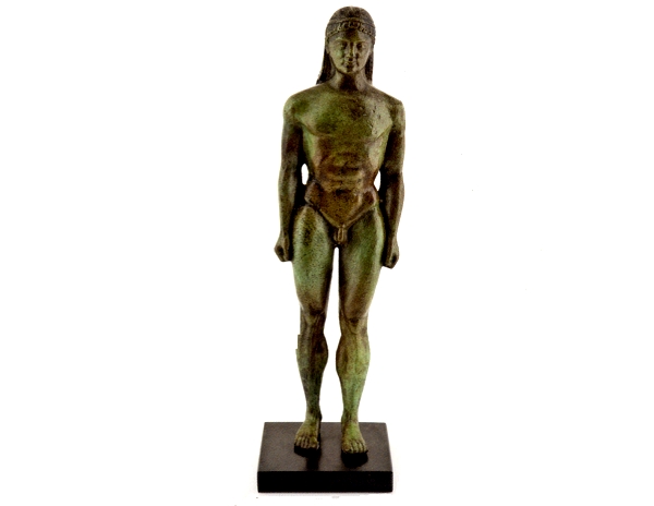 Vintage Brass Figure Of Minoan Snake Goddess, Standing 5