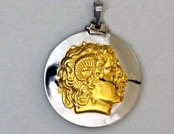 Alexander the Great Pendant – gold plated