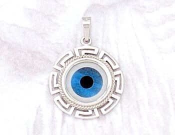 Mati Evil Eye Necklace  Silver - Aletheia & Phos