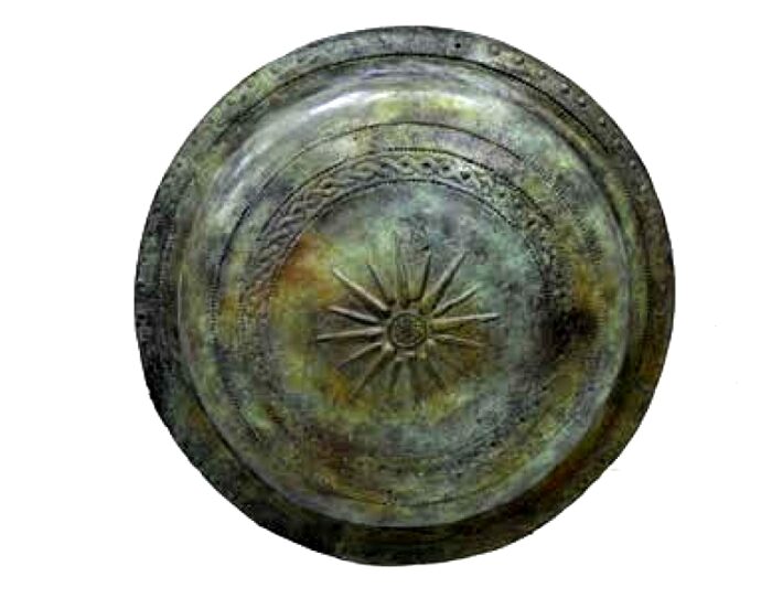 Life Size Macedonian shield- bronze