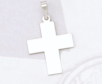 White Gold Greek Orthodox Cross